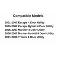 thumbnail image 3 of Passenger Right Side Front Door Window Door Glass Compatible with Mazda Tribute 2001-2006 Models/Mercury Mariner 2005-2007 Models/Ford Escape 2001-2007 Models, 3 of 5