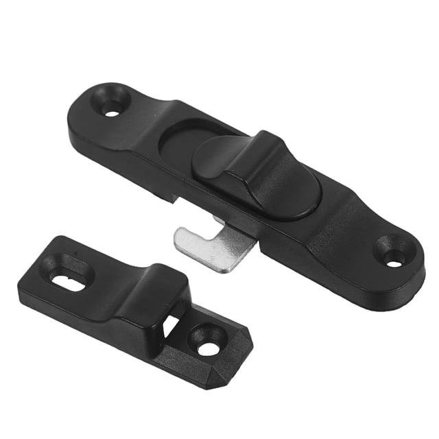 Cerradura de plástico para ventana corrediza, cerradura para puerta corrediza de vidrio con pestillo de seguridad ajustable para puertas de patio, mosquiteras y ventanas.