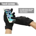 thumbnail image 3 of SAVIOR HEAT Full Finger Workout Gloves for Men Women, Touch Screen Gym Gloves with Anti-Slip Grip, Breathable UV Protection Fitness Gloves for Weight Lifting Cycling Hiking Driving Sports, Black, 3 of 10