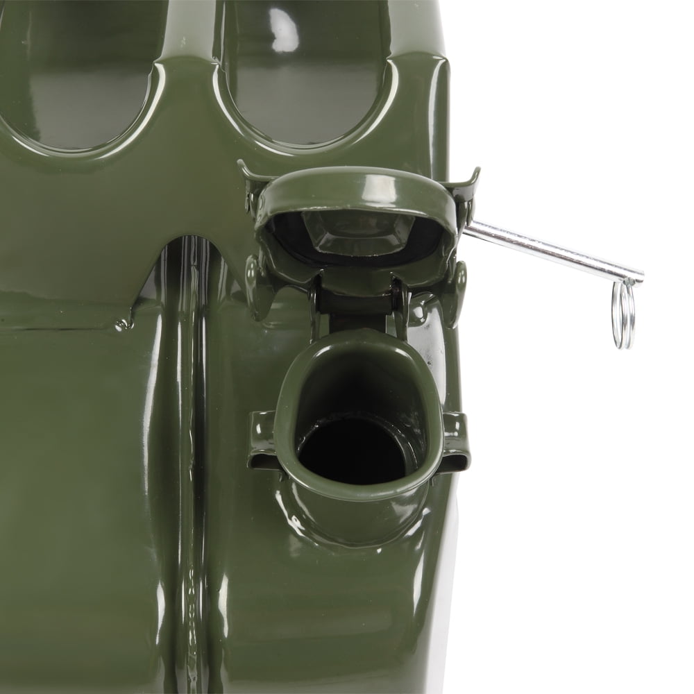 Roadstar 2.5 Gallon 10L Jerry Can Emergency Backup Tank, w/ Spout