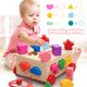 thumbnail image 5 of Juego de cubos de madera, juguete educativo, cubo de madera con forma geométrica, fiesta infantil, cumpleaños, regalo de Navidad., 5 of 5