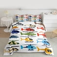 thumbnail image 2 of Homewish Cartoon Plane 3 Pieces Queen Comforter Set for Kids Children Teens,Kawaii Aircraft Ultra Soft Bedding Sets,Transportation Theme Bedding Comforter Set Breathable,Ultra Soft Home Decor, 2 of 8