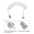 thumbnail image 4 of Spring Flexible Shower Hose, 3 M Flexible Telescopic Shower Hose With Copper Interface Nut White, 4 of 6