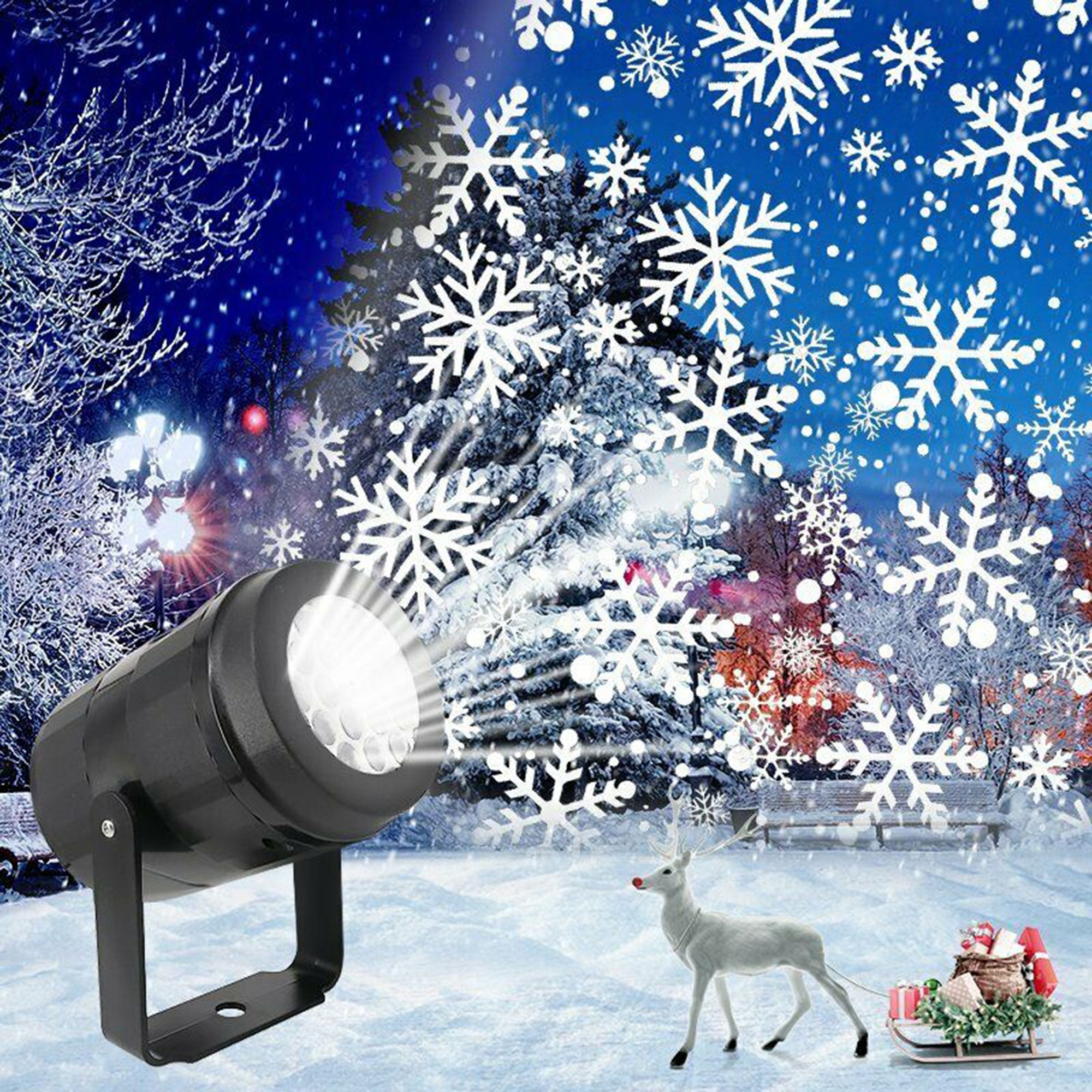 Dropship Outdoor Waterproof Christmas Snowflake LED Projector