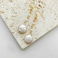 thumbnail image 2 of Boho Style Handmade Freshwater Pearl Earrings, 2 of 4