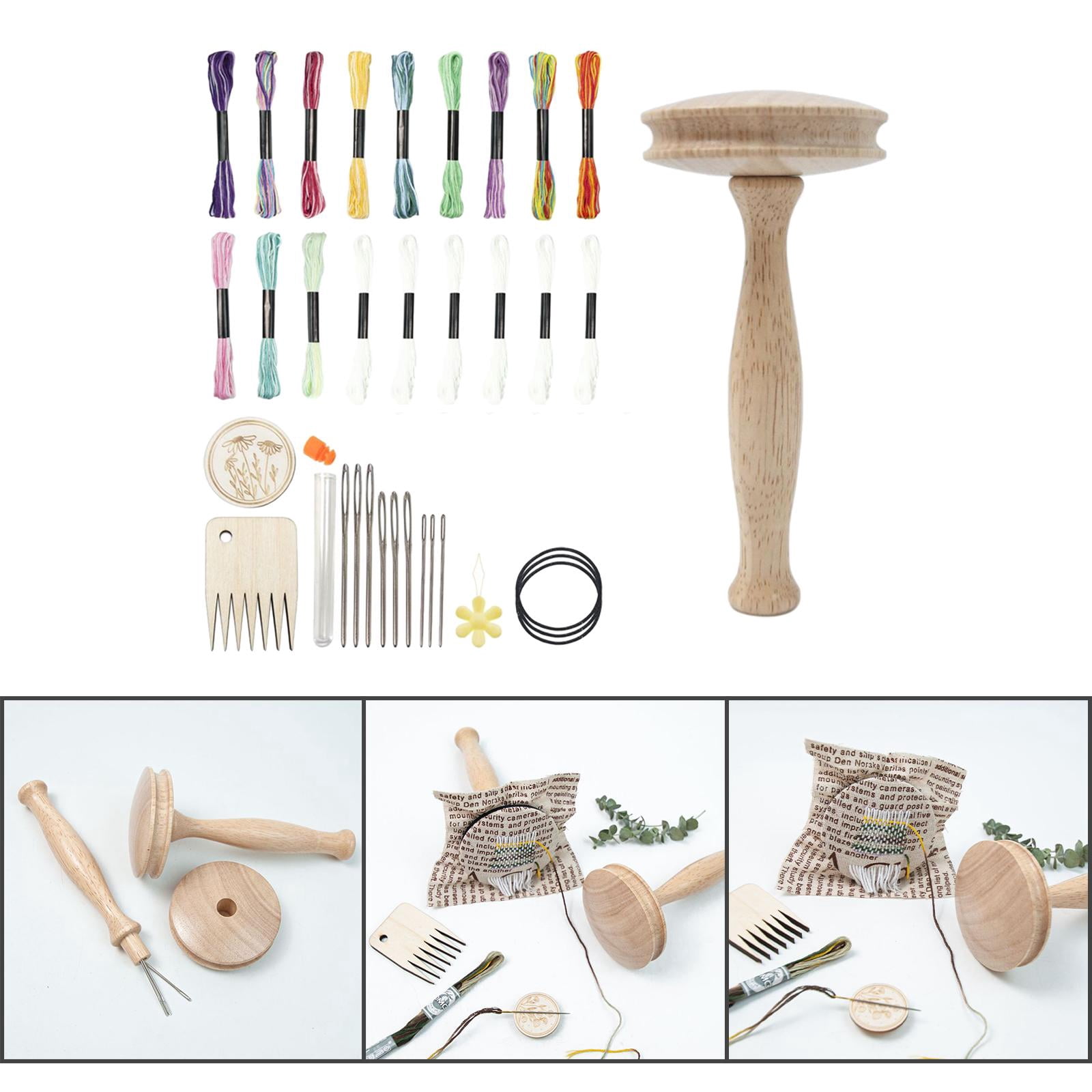 FVDPWYE Darning Supplies Set Wooden Darning DIY Compact Sewing Tool Cute for Sock Sewing