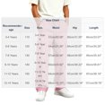 thumbnail image 4 of Jessboyy Boys Sweatpants 13-14 Years Elastic Waist Drawstring Boys Pants with Cargo Pockets Casual Straight Leg Sweatpant for Fall Winter School Pink, 4 of 4