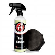 Adam's Tire Shine Combo - Spray Tire Dressing W/ SiO2 for Non Greasy Car Detailing , Use W/Tire Applicator After Tire Cleaner & Wheel Cleaner , Gives A Ceramic Coating Car Wax Like Tire Protection