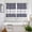 Dark Purple, variant on Farmhouse Black Plaid Kitchen Curtains Window Panels, Vintage Country Cock Checkered Insulated Window Treatment Curtain, Grommet Curtains for Bedroom/Living Room/Bathroom, 2 Piece 52"Wx72"L