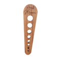 thumbnail image 2 of Raspador de hierbas, herramienta para deshojar, de madera, rústico, para hierbas y hojas, para vegetales. marrón, 2 of 9