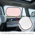 thumbnail image 4 of Yuyamidu Pig Car Window Shades for Baby Side Car Window Shades Cute Car Window Covers Sun Protection and Sun Shade Blocker Glare Shield Protection, Pink Window Shade 20 x 12 Inch, 4 of 7