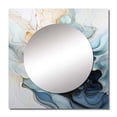 thumbnail image 2 of Designart "Minimalism Serenity In Flow" Minimalism Square Mirror For Wall Decor - Large Multi-Color Square Printed Wall Mirror Art - Square Transitional Mirror - Wall Mounted Square Large Mirror, 2 of 5