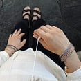 thumbnail image 4 of 10 pulseras tejidas para niñas adolescentes, pulsera de amistad de cuerda trenzada ajustable para mujeres, joyería para hombres, 4 of 5