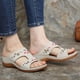 thumbnail image 4 of Amzcrzy Zapatos de mujer,Zapatos de mujer,Zapatillas de mujer, Sandalias de cuña con bordado de flores para mujer, zapatos de verano Sandalias Mujer Zapatillas De Casa, 4 of 4