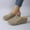 🔥 Khaki, variant on Msgweeeg Indoor Slippers for Women House Slippers for Woman Women's Casual Stylish Versatile Solid Color Closed Toe Trendy Sandals with Wedge Heels