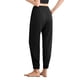 thumbnail image 2 of Pantalones de Yoga Largos para Mujer, Ajustados, Informales, Cómodos, para Gimnasio, Senderismo, Cintura Elástica, Color Negro, Talla XL, 2 of 8