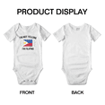 thumbnail image 3 of I'm Not Yelling, I'm Filipino Baby Bodysuit Newborn Clothes Outfits (White, 0-3 Months), 3 of 5