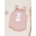 thumbnail image 2 of Blotona Baby Girl Boy Knit Rompers Bunny Sleeveless Sweater Bodysuit Jumpsuit My 1st Easter Outfit Cute Infant Sping Fall Clothes, 2 of 9