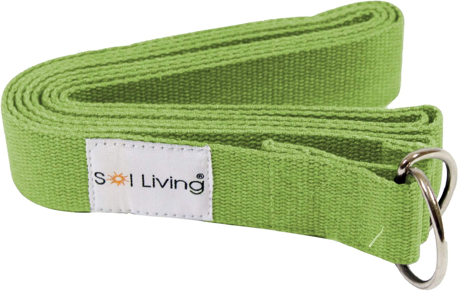 Sol Living Yoga Strap Stretch Band Cotton Exercise & Fitness Straps