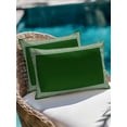 thumbnail image 4 of Waterproof Outdoor Throw Pillows with Inserts 12"x20", Green Greek Key Soft Decorative Pillowcases for Couch Bedroom, Geometric Greece Ancient Farmhouse Geo Pillow Covers for Sofa Living Room, 4 of 8