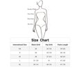 thumbnail image 7 of INSPIRE CHIC Women's Flare Vintage High Waist Stretch Long Pants Bell Button Jeans XS Black Blue, 7 of 7
