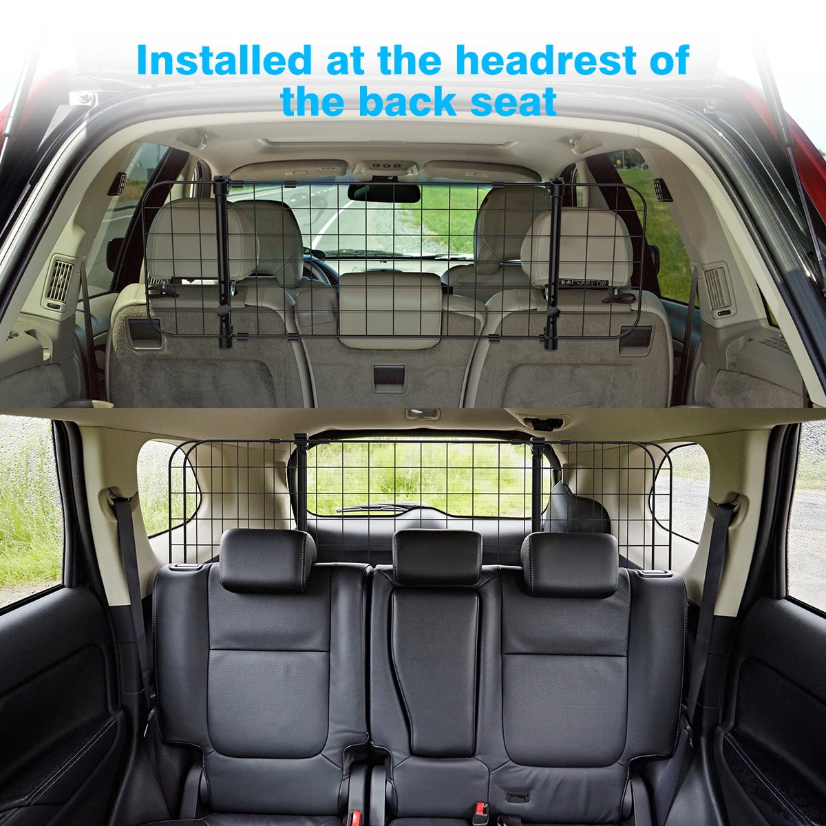 dog car barrier metal