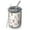 White Highland Cow, variant on 12oz Coffee Tumblers Yellow Highland Cow Flower Pattern Stainless Steel Vacuum Insulated Travel Tumbler Coffee Cups Mug with Lid and Straw with Cleaning Brush for Cold & Hot Drinks