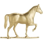 Whitehall Full-Bodied Horse Weathervane, Gold-Bronze