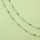 thumbnail image 4 of Bohemian necklace, beaded necklace summer beaded choker necklace green cubic aesthetic crystal necklace beach jewelry prom party accessories for teens, 4 of 5