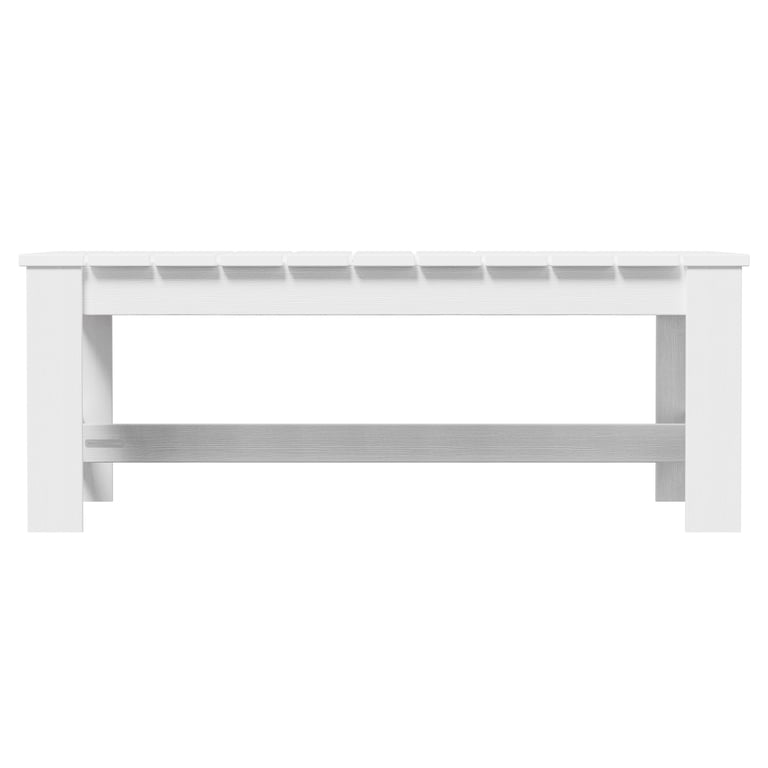 Better Homes & Gardens Ezra Outdoor HDPE Coffee Table, White