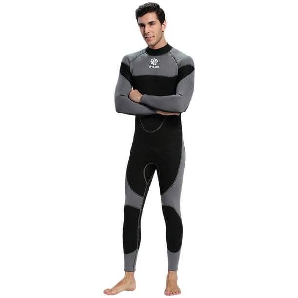 Wetsuit Men Neoprene 3mm Windsurf Kitesurf Diving Suit Underwater