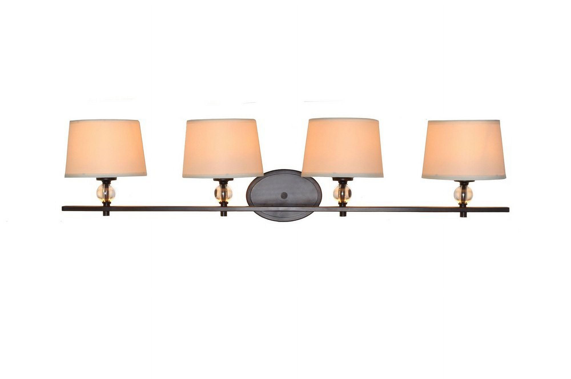 Maxim Lighting - Four Light Bath Vanity - Rondo-4 Light Transitional Bath Vanity
