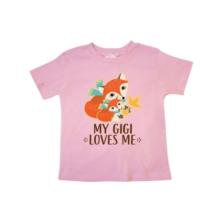 

Inktastic My Gigi Loves Me Fox Gift Gift Toddler Boy or Toddler Girl T-Shirt