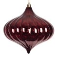 thumbnail image 1 of Burgundy Shiny Mercury Onion Ornament, 8 in., 1 of 1