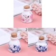 thumbnail image 4 of Ceramic Glass Dappen Dish Bottle Liquid Glitter Bowl Cup With Wood Lid Peony, 4 of 8