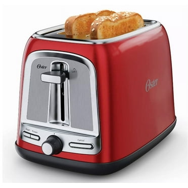 Oster® 2-Slice Toaster with Advanced Toast Technology, Candy Apple Red