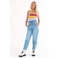 thumbnail image 4 of Ragstock Belted Paper Bag Waist Denim Jeans, 4 of 4