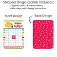 thumbnail image 3 of Big Dot of Happiness Taco 'Bout Fun - Bingo Cards and Markers - Fiesta Bingo Game - Set of 18, 3 of 5