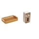 thumbnail image 1 of Cestas de almacenamiento,Cestas de almacenamiento de cocina tejidas con asas hechas a mano,caja de pañuelos,Funda para caja de pañuelos de cuero sintético para dormitorio,Caja de, 1 of 8