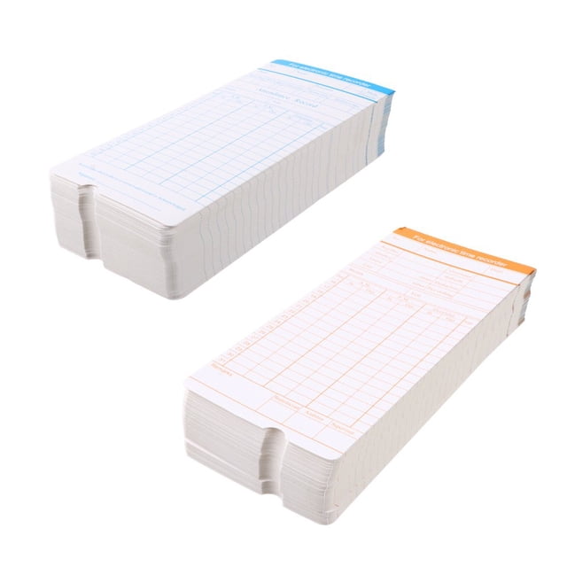 LOVEVER Time Card Weekly Employee Time Sheet Thermal Time Cards for Attendance Recorder 7.48”X3.35”X0.04”