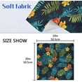 thumbnail image 5 of Coolnut Set of 1 Tropical Floral Summer Monstera Leaves Satin Napkin Square 20 Inches Table Napkins Soft Smooth Decorative Napkins for Wedding Banquet Party Decoration, 5 of 6