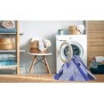 thumbnail image 2 of Ahgly Company Machine Washable Indoor Rectangle Transitional Royal Blue Area Rugs, 7' x 9', 2 of 7