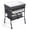 Black, variant on AILEEKISS Baby Diaper Changing Table, Waterproof Folding Changing Station with 2 Drawers, Black Grey