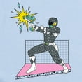 thumbnail image 2 of CafePress - Power Rangers Black Ranger Blasting - Baby Light Bodysuit, Size Newborn - 24 Months, 2 of 4