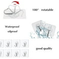 thumbnail image 5 of 20pcs Adhesive Hooks, Heavy Duty Adhesive Wall Hooks, Transparent Waterproof Hooks for Hanging Bathroom Kitchen & Home Utilities, 5 of 9
