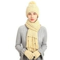 YDKZYMD Womens Knitted Cozy Winter Warm Dressy Tassle Hiking Beanie Hat