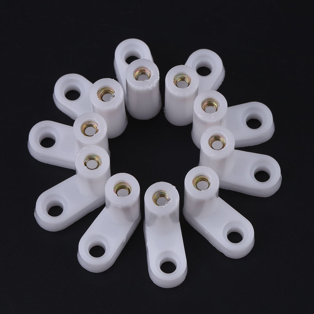 Heyous 50pcs L Type PCB Mounting Feet With 50pcs Screws, Circuit Board L Shape Type Insulated PCB Spacer Plastic Feet L Shape Insulated PCB Board - View #7