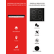 thumbnail image 3 of Combo DISA HOME Parrilla Inducción 4 Quemadores Negro y Campana Extractora de Pared Negro Mate 80 cm, 3 of 7