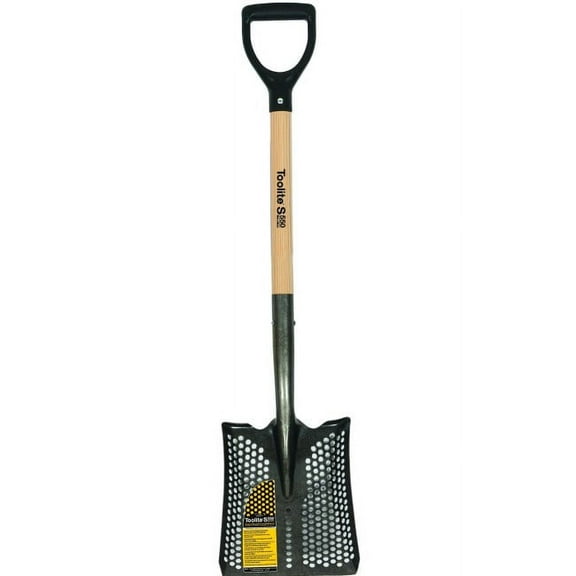 Toolite Sifting Mud and Muck Shovel Square Point D-Handle