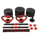 thumbnail image 1 of Mancuernas ajustables de PVC de 20 kg y 44 lb, juego de mancuernas desmontables para entrenamiento de cuerpo completo, 1 of 14